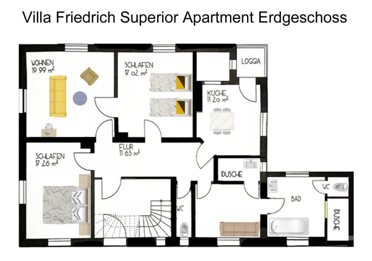 Villa Friedrich ไบรอยท์ ภายนอก รูปภาพ